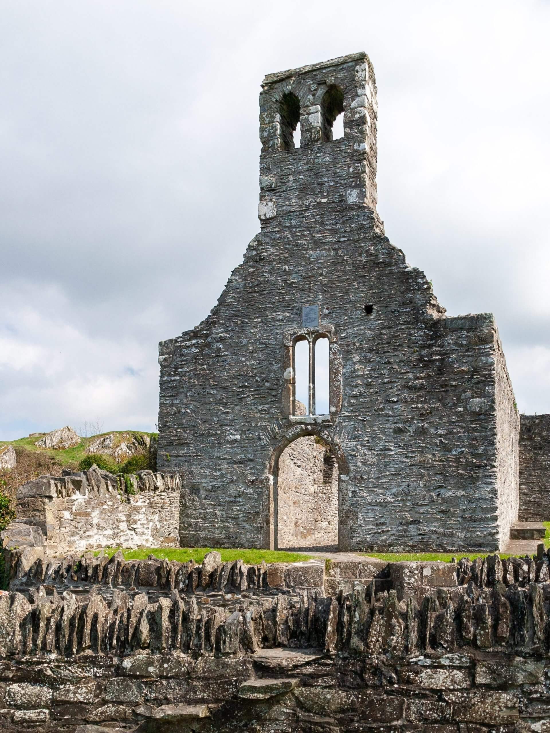 Historical ruins at Mellifont Abbey near Drogheda